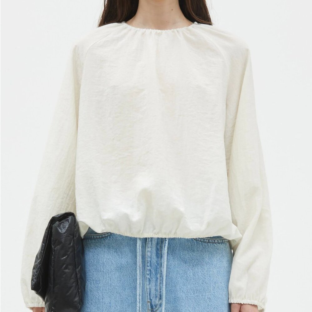 Christian Wijnants Tanawa Blouse Milk Size 34 (XS)